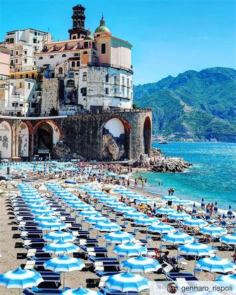 Italy Atrani Atrani Is A City And Comune On The Amalfi Coast In