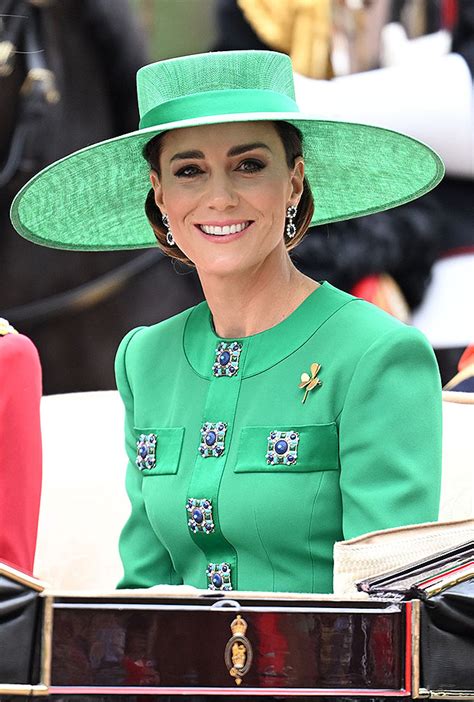 Kate Middleton At King Charles First Trooping The Colour Photos
