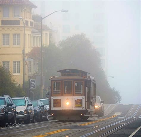 Foggy Hyde Street Foggy San Francisco California Urban Photography