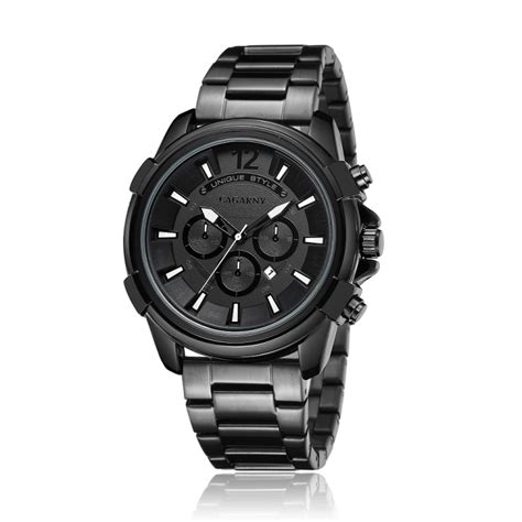 Cagarny 6882 Fashion Waterproof Quartz Watch With Stainless Steel Band