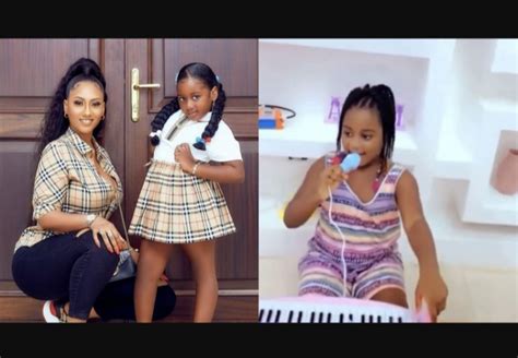 Hajia4real Grooms Daughter Naila To Become A Great Musician Watch Her Performs Mother’s Latest