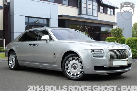 2014 Rolls Royce Ghost Ewb Silver With Seashell Brochure By