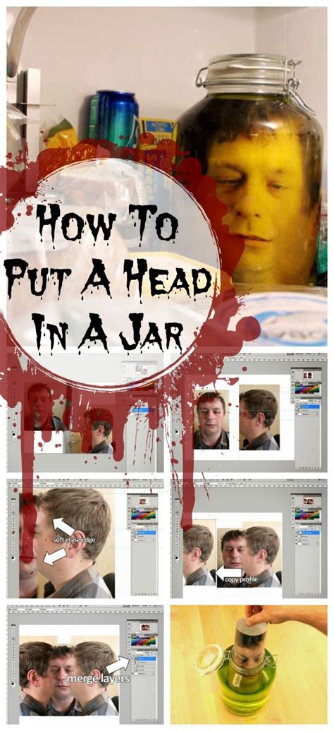 Halloween Craft How To Put A Severed Head In A Jarthis Might Be A