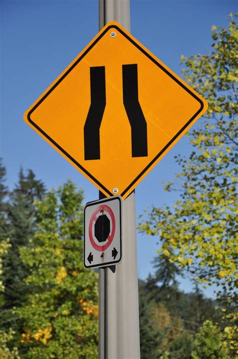 It's not really a lifeline. Road Narrows Sign: What Does it Mean?