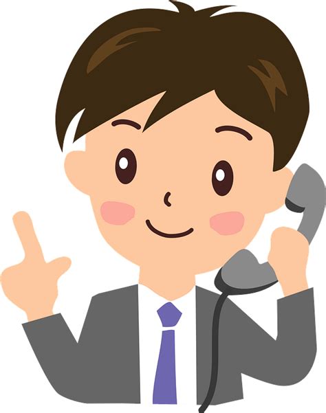 Talking On The Phone Clipart