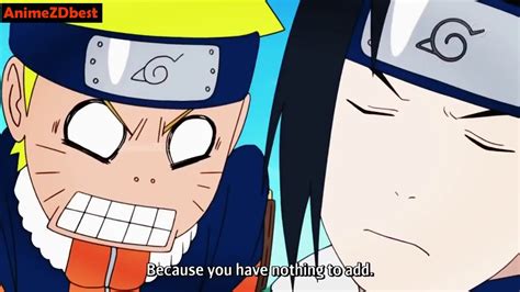 Sasuke And Naruto Funny Moments Youtube
