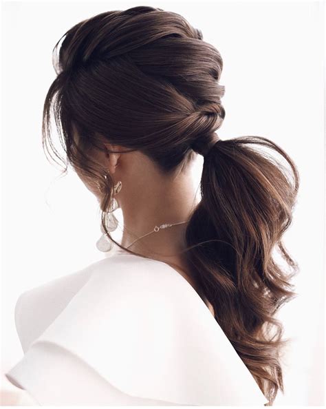 19 Prettiest Ponytail Updos For Wedding Hairstyles Artofit