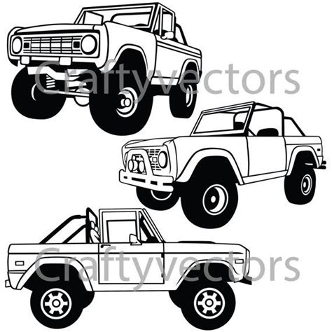 Ford Bronco Clipart