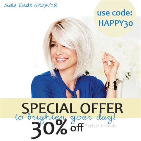 Brighten Your Day With 30 Off Top Wig Brands Use Coupon Code Happy30