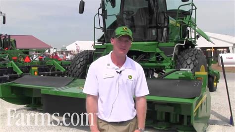 John Deere S New W Self Propelled Windrower Introduced At Farm Progress Show Youtube