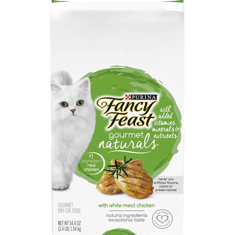 Purina® pro plan® cat food. Purina Fancy Feast Natural Dry Cat Food White Meat Chicken ...