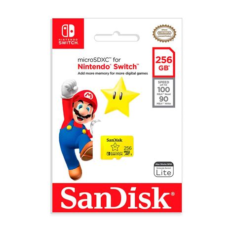 Memoria Micro Sdxc 256gb Nintendo Switch Oficial Oechsle Oechsle