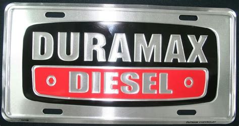 Duramax Diesel Vanity Plate Chevy And Gmc Duramax Diesel Forum
