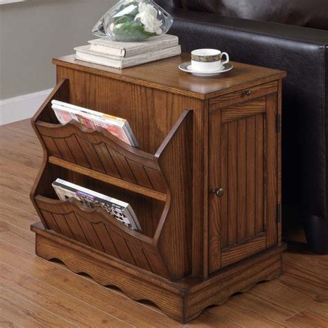 End Tables With Magazine Rack Ideas On Foter
