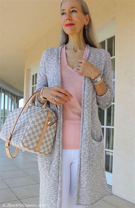 Video Chat And Ootd Classic Fashion Over 4050 Grey Long Cardigan