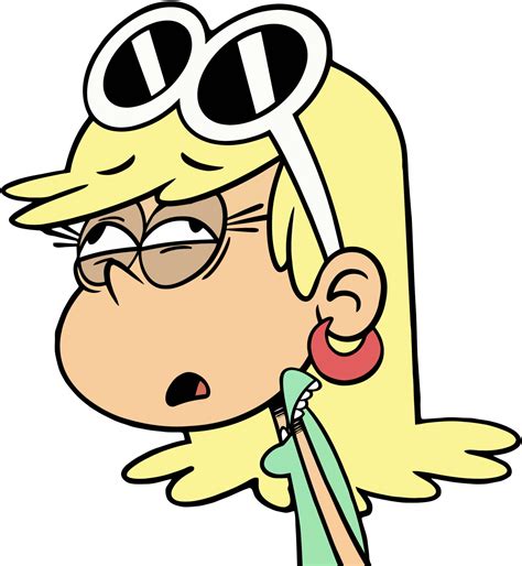 The Loud Booru Post 24967 2016 Character Leni Loud Half Closed Eyes Mouth Open Solo Tired
