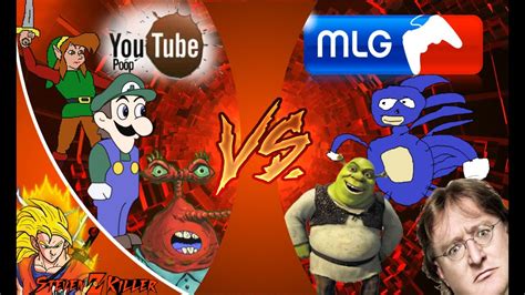 Mlg Vs Youtube Poop Total War Cartoon Fight Club Reaction Youtube