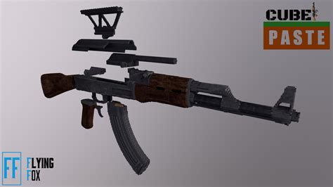 Artstation Ak 47 Exploded View