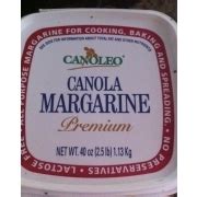 Are margarines and butters gluten free? Canoleo Canola Margarine Premium: Calories, Nutrition ...