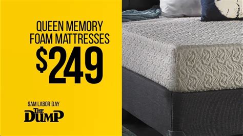 Dump can be a bargain shopper paradise. 9AM Labor Day: Blow Up The Dump Mattress Store - YouTube