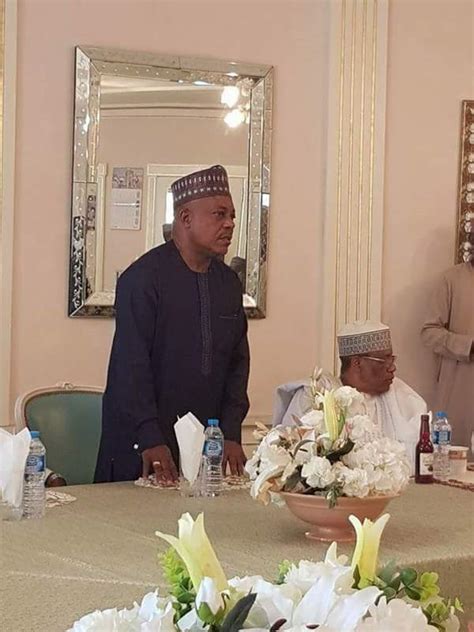 Uche Secondus Visits Babangida With Pdp Nwc Ahead Of 2019 Elections