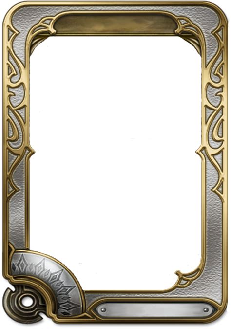 Image result for fantasy card border png | Игровой дизайн, Игральные