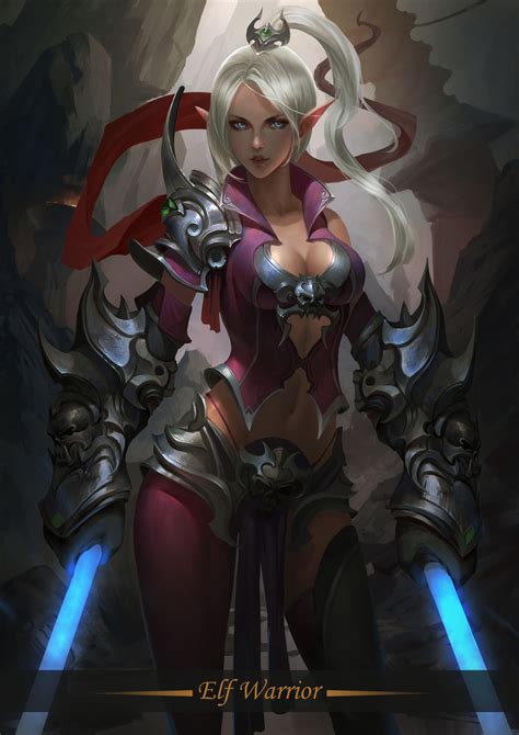 Artstation Elf Warrior Beecg 菜唠师