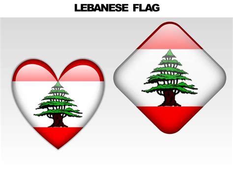 Lebanese Country Powerpoint Flags Powerpoint Slide Images Ppt