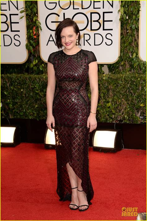 Elisabeth Moss Golden Globes 2014 Red Carpet Photo 3029149