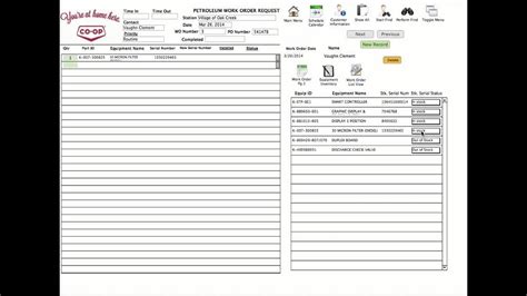 Equipment Service Pro V13 Work Order Forms Youtube