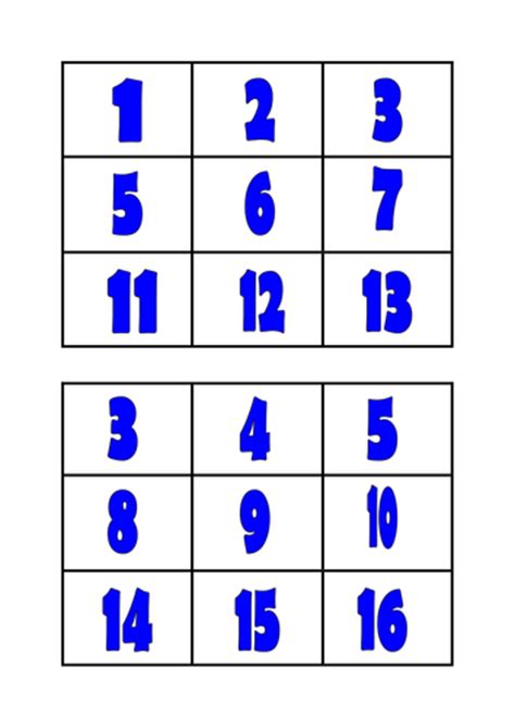 French Bingo Numbers 1 20 And Colours Teaching Resources