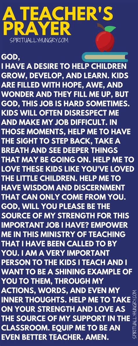 A Teachers Prayer In 2020 Teacher Encouragement Teacher Prayer Teacher Motivation