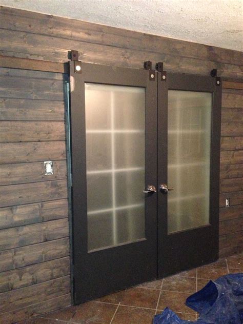 Check spelling or type a new query. Sliding barn doors used to cover a sliding glass door ...