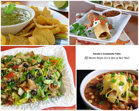 Parades Community Kitchen ~ 20 Mexican Recipes Sure To Spice Up Your