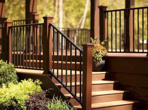 45 Rustic Farmhouse Porch Steps Decor Ideas Patricia Decor Railings