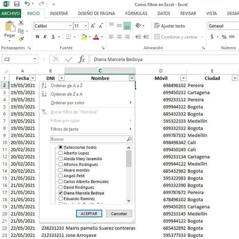 Cómo Filtrar Datos En Excel Excel Para Todos
