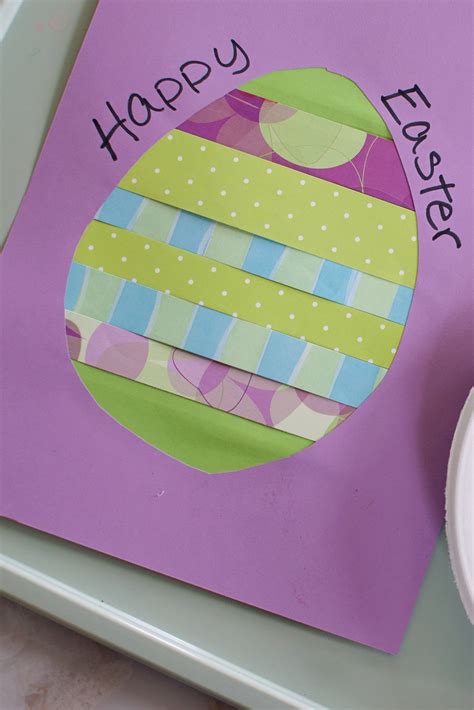 Easter Egg Craft For Kids Using Paper Strips 2020 Entertain Your Toddler