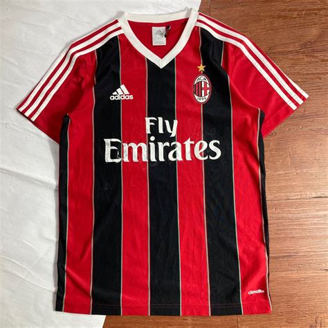 Jersey Bola Ac Milan Second Original On Carousell