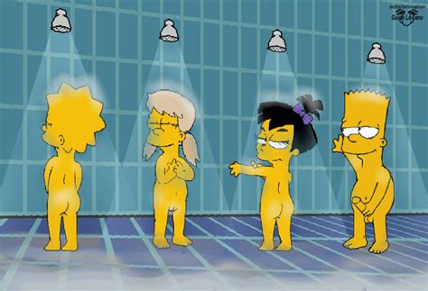 Bart Simpson Nude Cumception