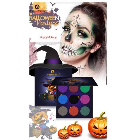 New Women Halloween Makeup Eye Shadow Powder 9 Colors Diamond Shimmer