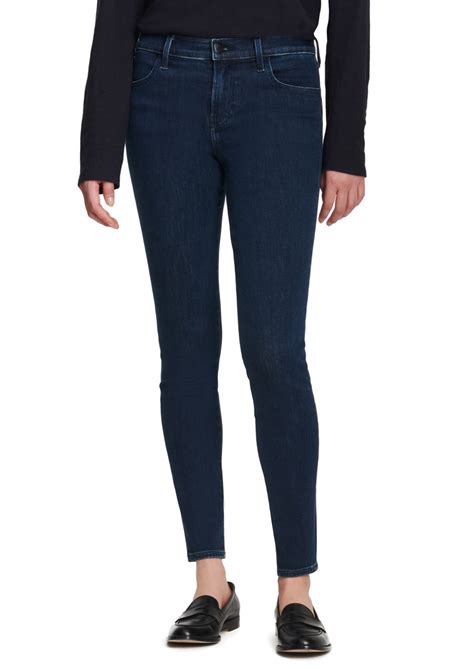 J Brand Sophia Mid Rise Super Skinny Eco Wash Jeans Superior