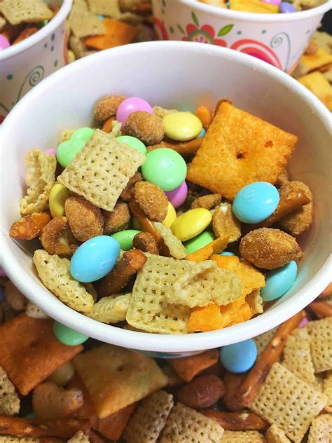 sweet and salty spring chex mix kindly unspoken