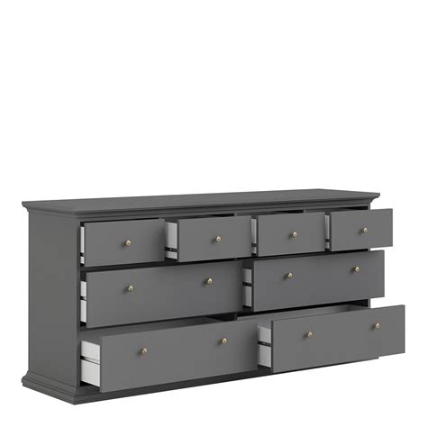 Paris Grey Chest Of 8 Drawers Ashgate Furniture Co