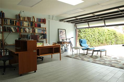 Garage Conversion Contemporary Home Office Los Angeles By