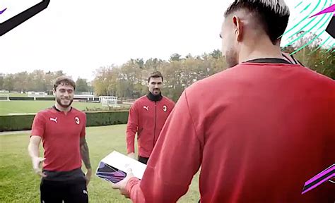 Watch Theo Hernandez Surprises Milan Team Mates With Custom Copies Of