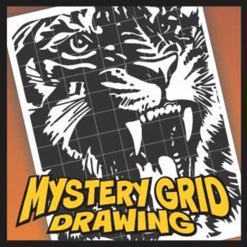 Mystery Grid Drawing Tiger Art Worksheets Art Handouts Art Lesson