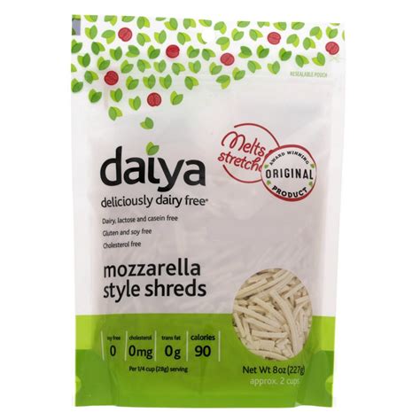 Daiya Mozzarella Style Shreds 227g Online At Best Price Grated Cheese Lulu Ksa Price In