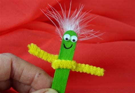 Making Popsicle Stick Puppets Thriftyfun