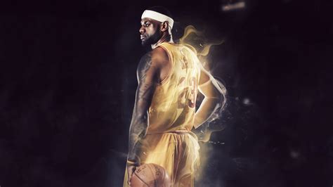 23 with the cleveland cavaliers when he entered the nba. 97+ Lebron James Lakers Wallpapers on WallpaperSafari