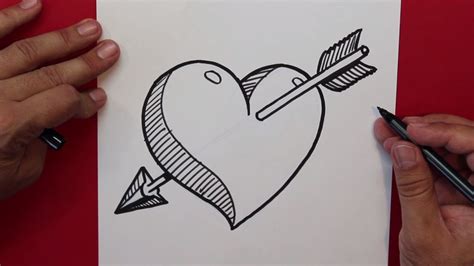 Como Dibujar Un Corazón A Lápiz Novalena